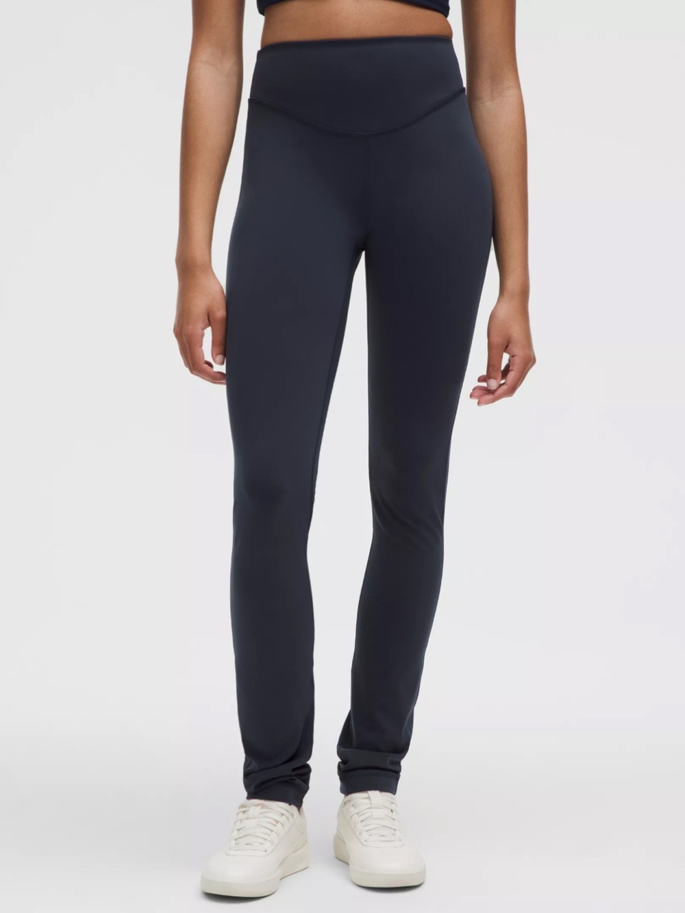 NWOT lululemon athletica Navy Wunder Under SmoothCover Ruched Pant *Regular, 2